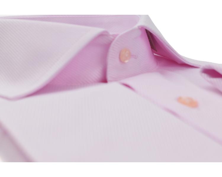 SL 6144 Men's pink textured double cuff shirt Men's shirts