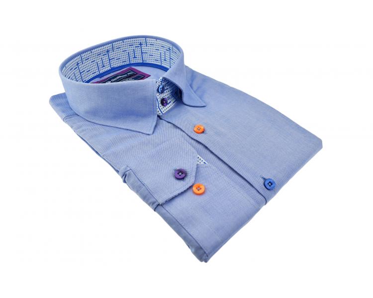 SL 5492 Men's blue Oxford cotton shirt Men's shirts