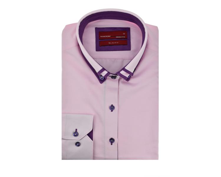 LL 3139 Wome's pink double collar shirt Women's shirts