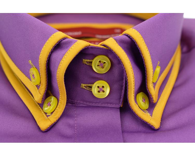 LL 3139 Women's purple double collar shirt Women's shirts