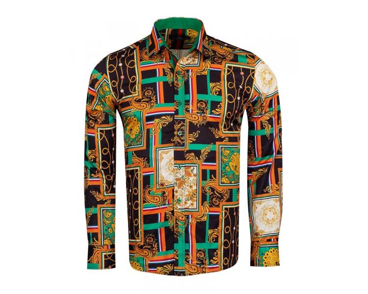 SL 6953 Men's exclusive design & baroque print shirt Men's shirts