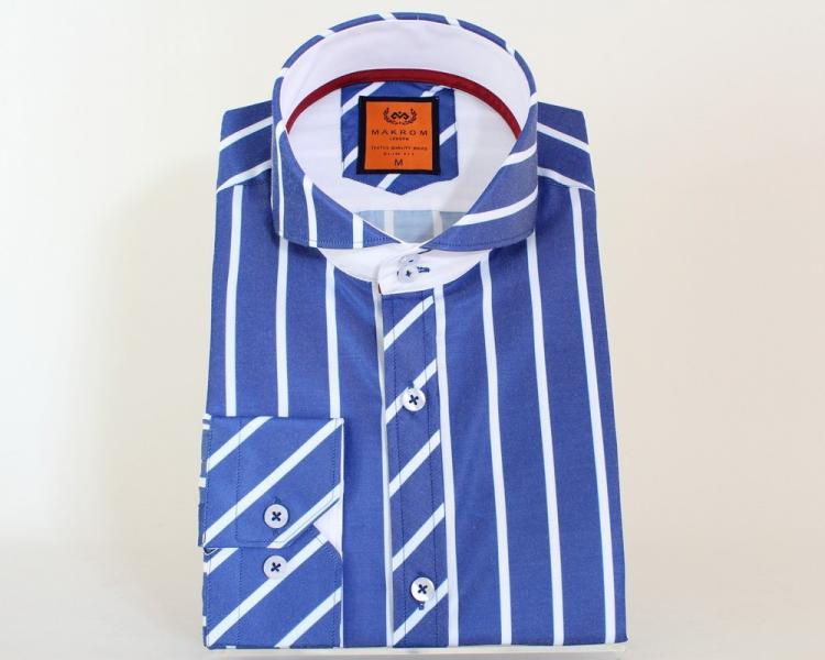 SL 5807 Gestreiftes Herrenhemd Hemden für Herren