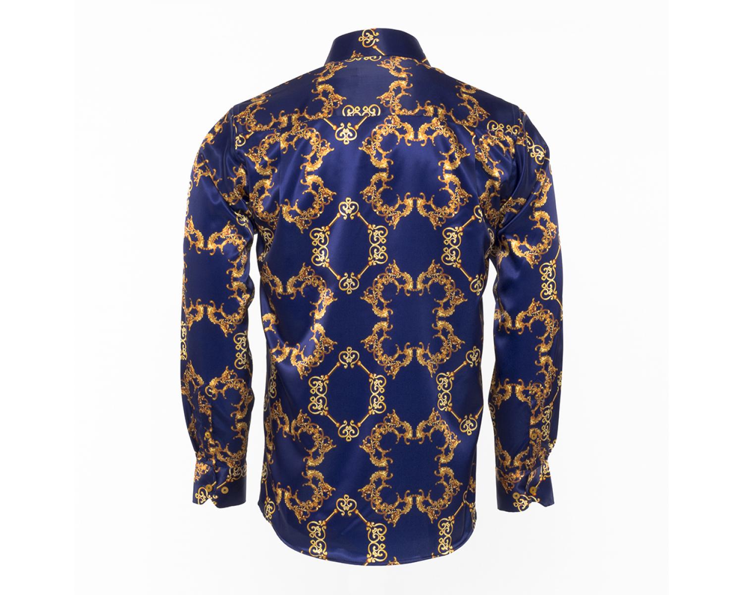 men's baroque print shirt