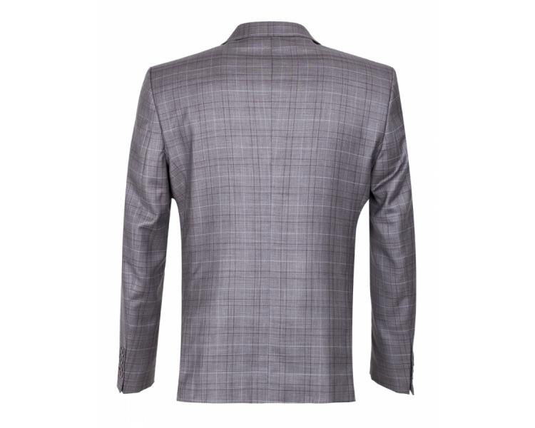 J 149 Men's dark gray check print jacket Blazers