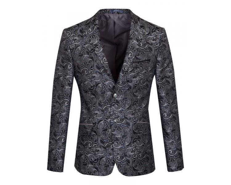 J 283 Men's luxury paisley print blazer Blazers