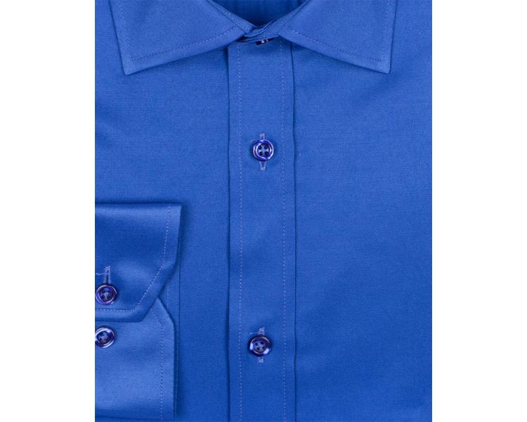 SL 1050-A Men's royal blue plain classic long sleeved shirt Men's shirts