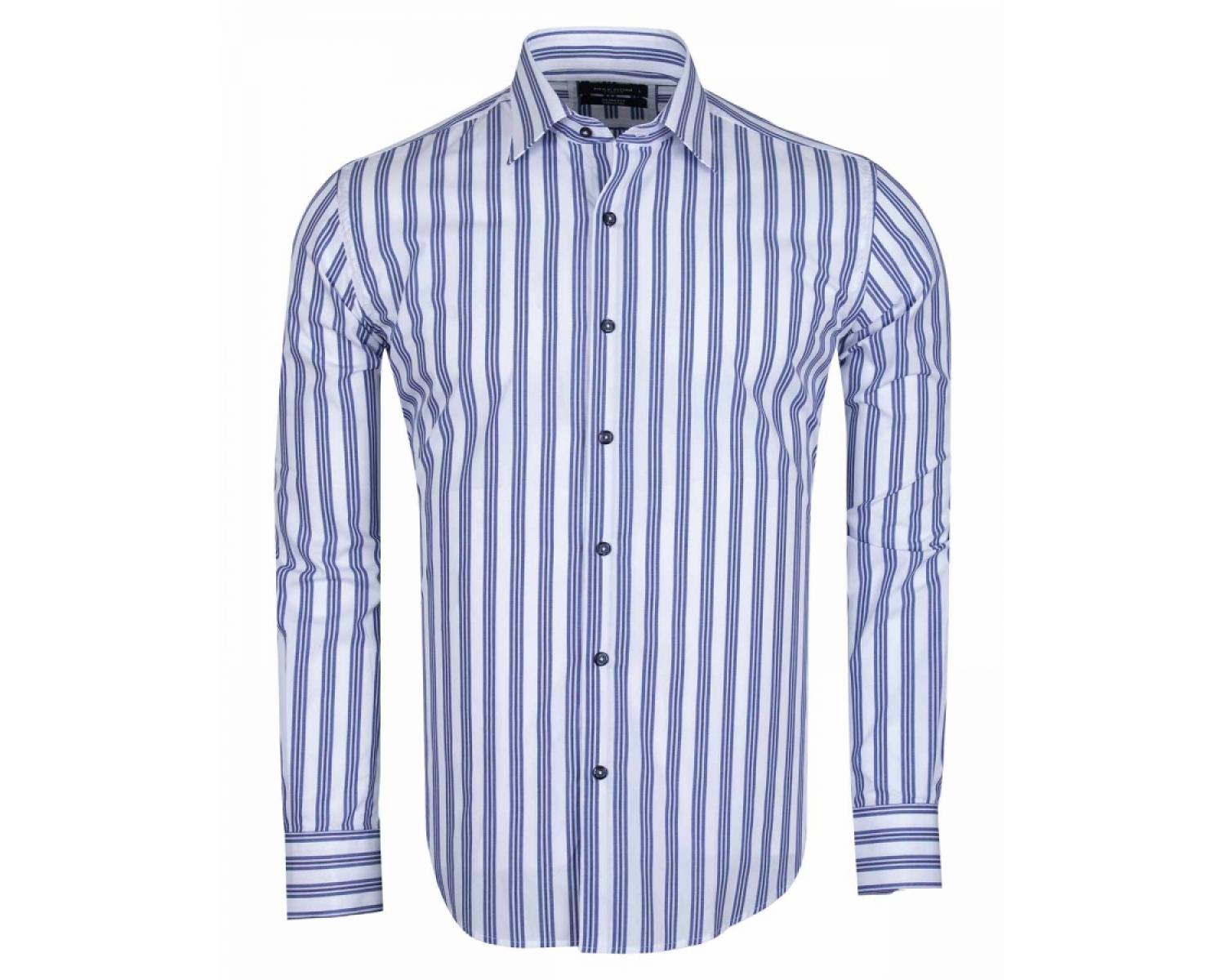 Рубашка мужская Westland 1023 White Blue