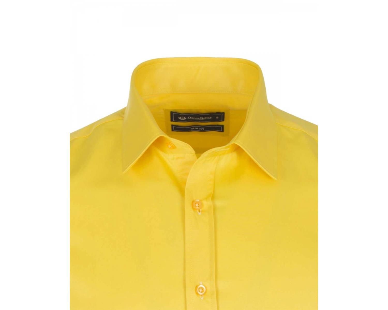 Светло желтая рубашка мужская