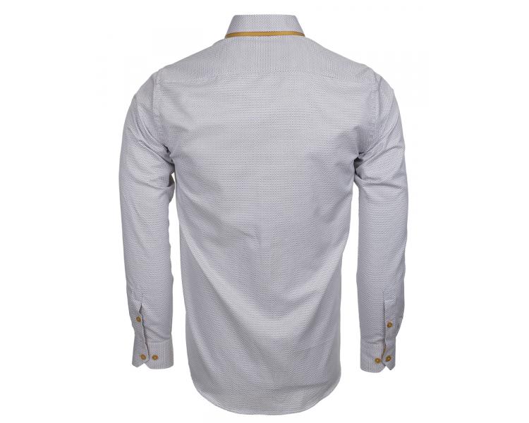 SL 5514 Men's grey & camel double collar shirt Men's shirts