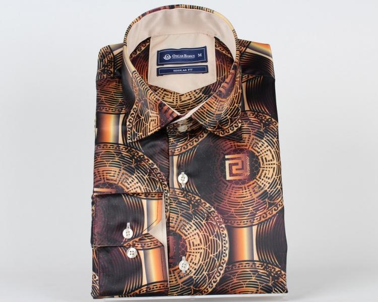 SL 6274 Men's exclusive design satin shirt Men's shirts