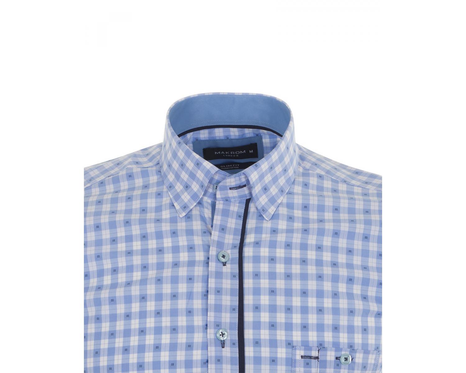 Рубашка хулигана 4 буквы. Pimlico Blue рубашка мужская. Рубашка в клетку с коротким рукавом. Голубая рубашка с коротким рукавом. Рубашка с коротким рукавом мужская голубая в клетку.