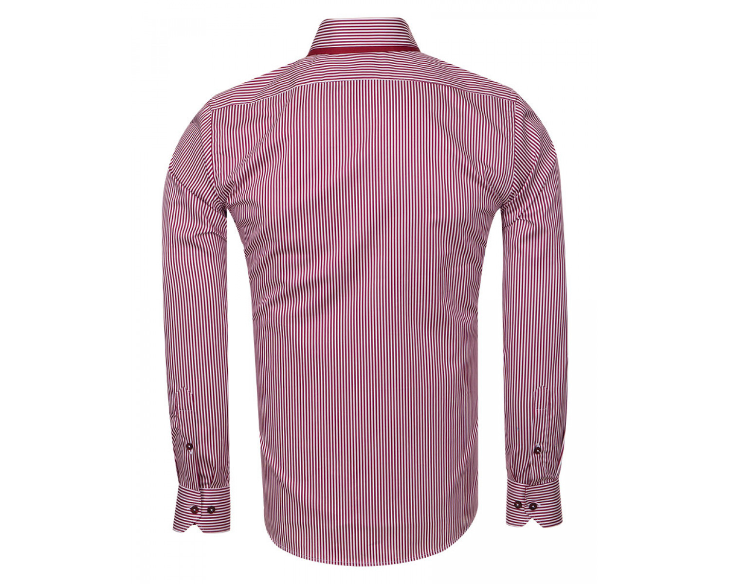 maroon striped shirt mens