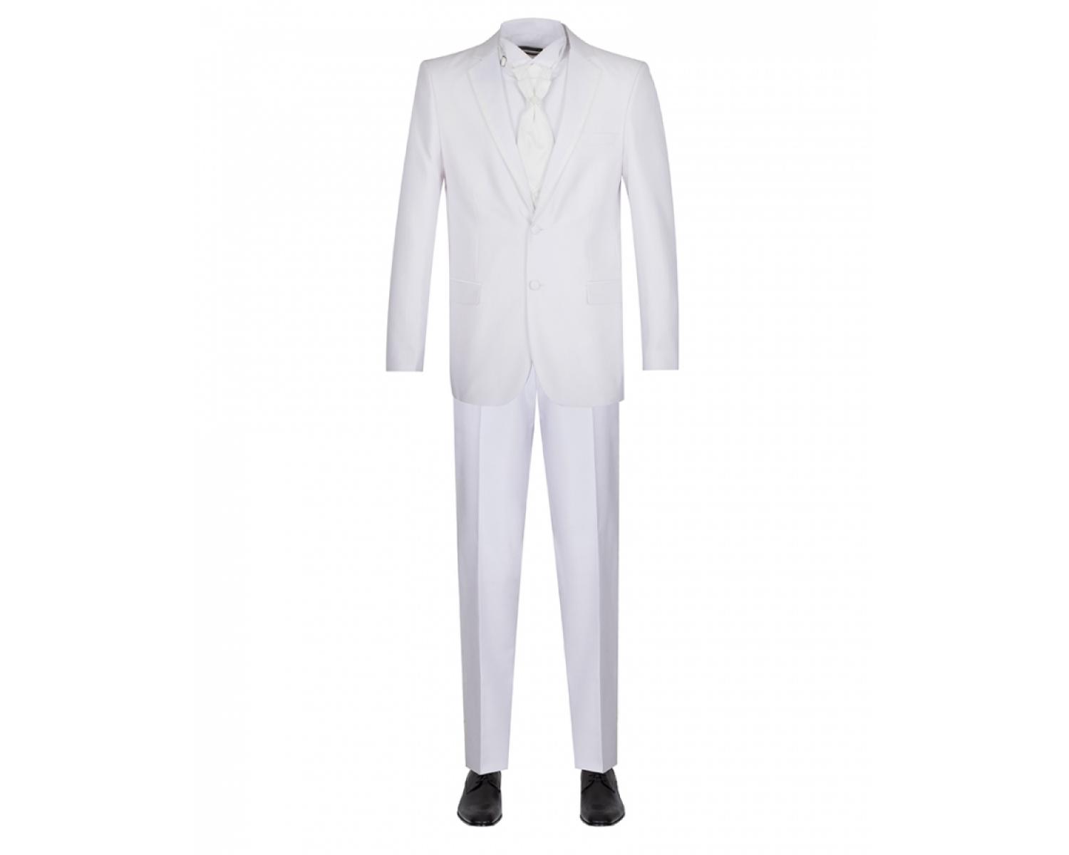 Mens White Wedding Suit - Men S Five Piece White Wedding Suit With ...